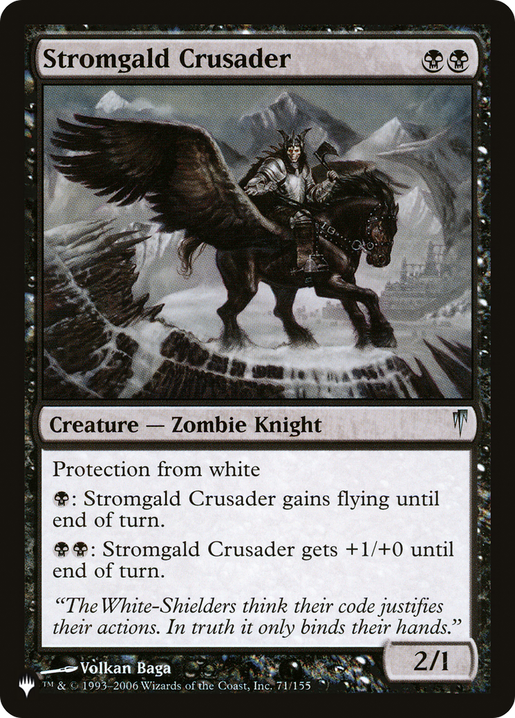 Stromgald Crusader [The List Reprints] | Exor Games Truro