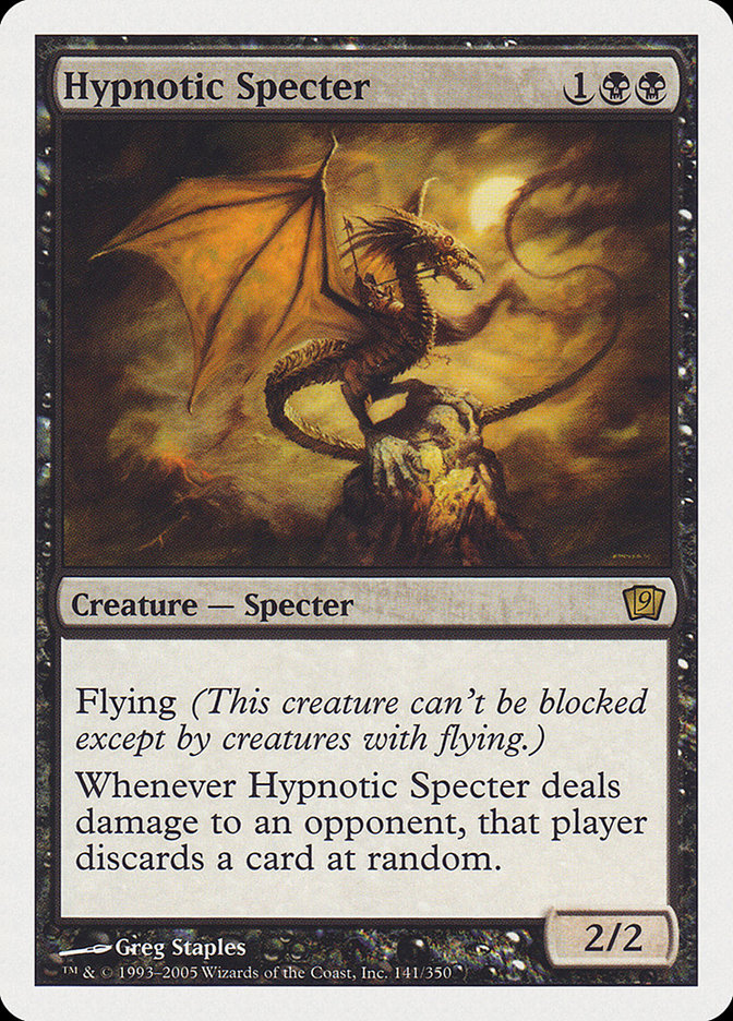 Hypnotic Specter (9th Edition) (Oversized) [Oversize Cards] | Exor Games Truro