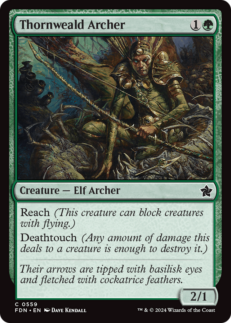 Thornweald Archer [Foundations] | Exor Games Truro