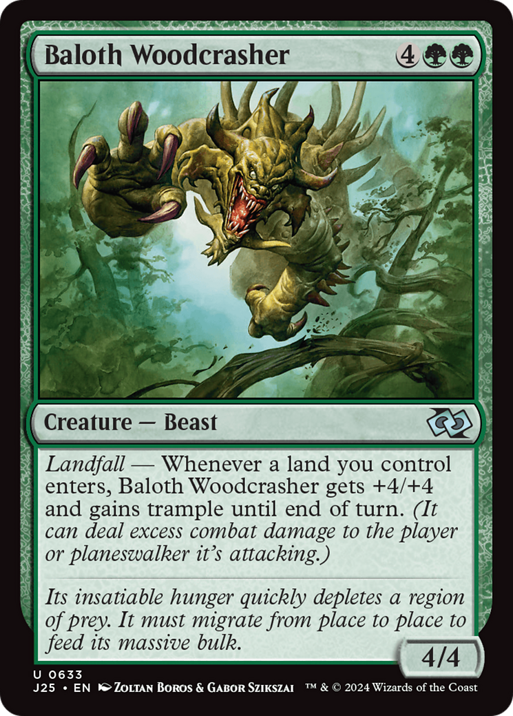 Baloth Woodcrasher [Foundations Jumpstart] | Exor Games Truro