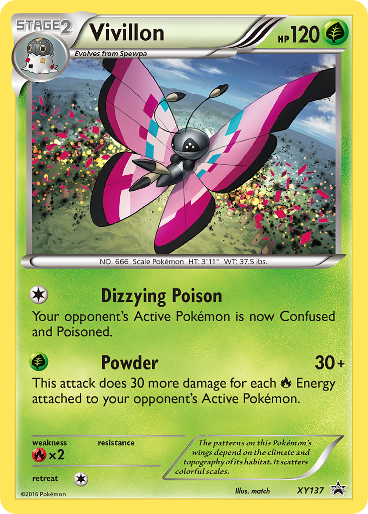 Vivillon (XY137) [XY: Black Star Promos] | Exor Games Truro