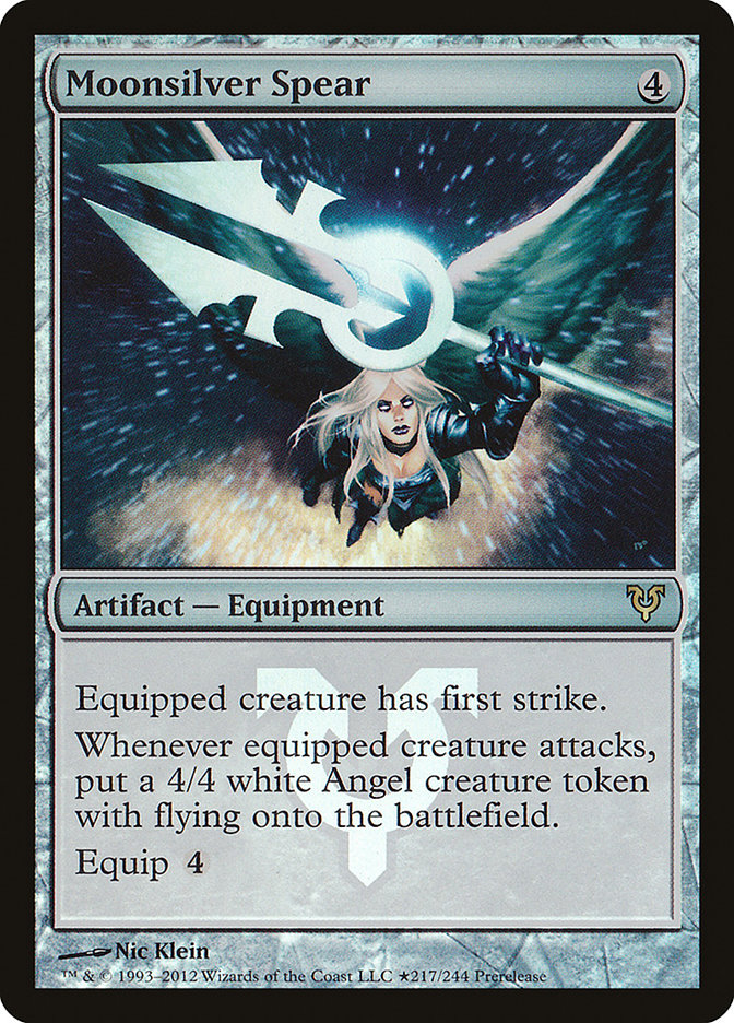 Moonsilver Spear [Avacyn Restored Prerelease Promos] | Exor Games Truro