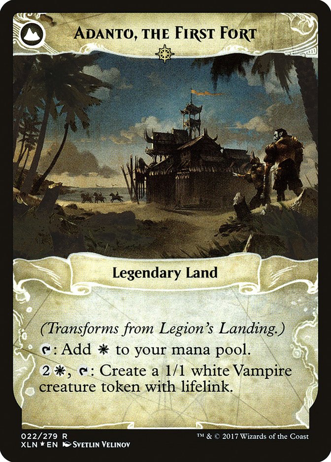 Legion's Landing // Adanto, the First Fort [Ixalan Prerelease Promos] | Exor Games Truro