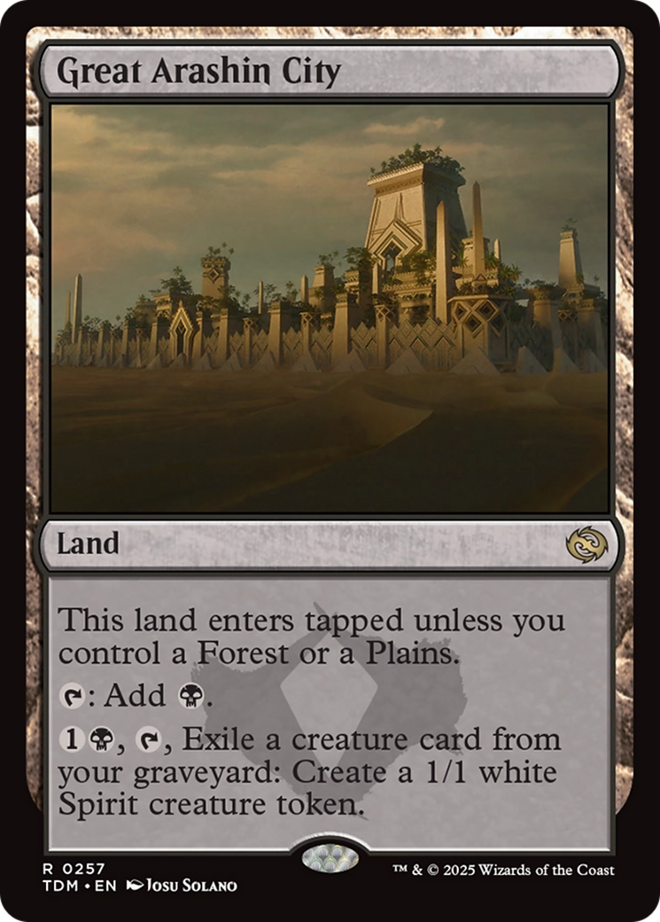 Great Arashin City [Tarkir: Dragonstorm] | Exor Games Truro