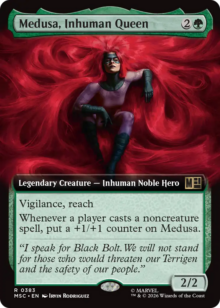 Medusa, Inhuman Queen (Extended Art) [Marvel Super Heroes Commander] | Exor Games Truro