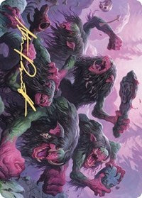 Hagi Mob Art Card (Gold-Stamped Signature) [Kaldheim Art Series] | Exor Games Truro
