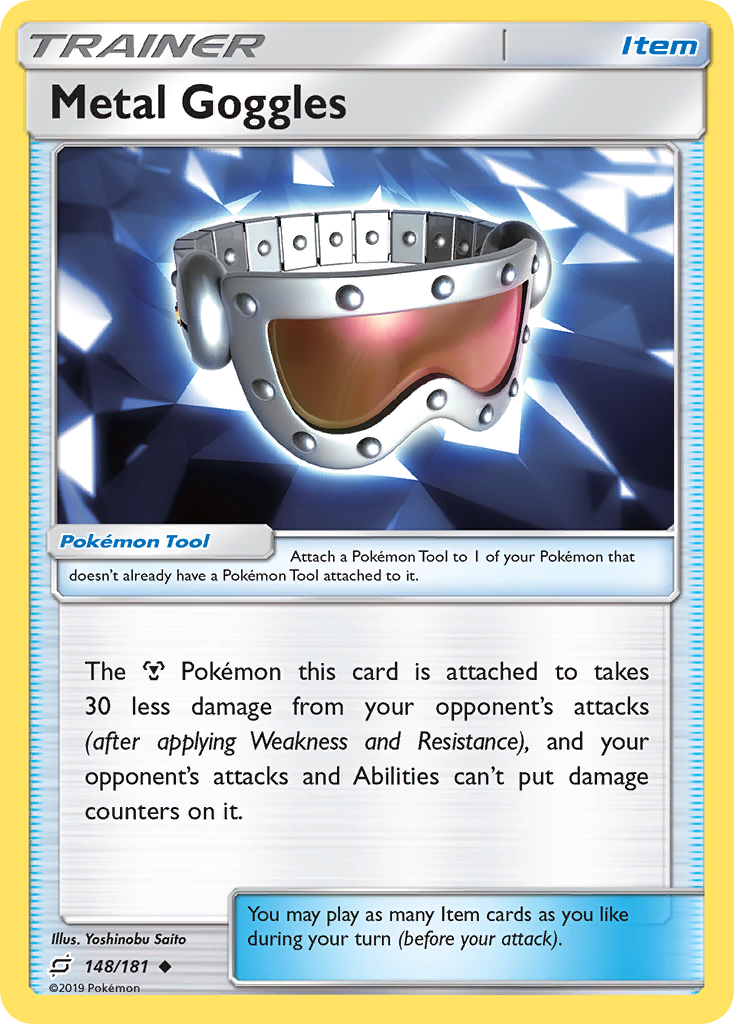 Metal Goggles (148/181) [Sun & Moon: Team Up] | Exor Games Truro
