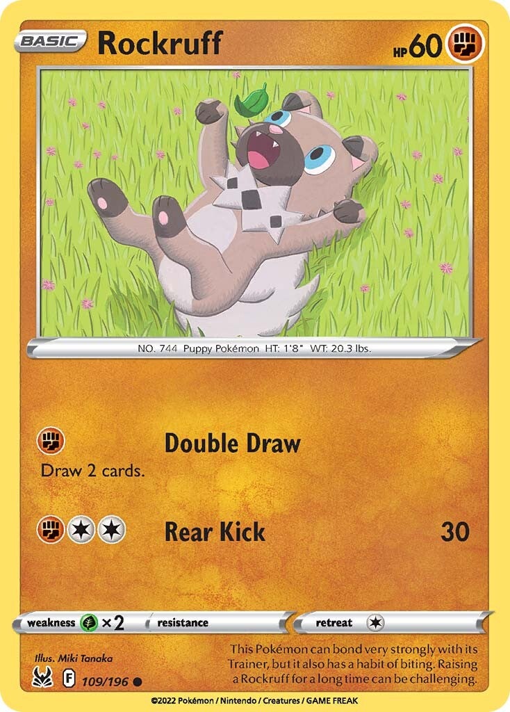 Rockruff (109/196) [Sword & Shield: Lost Origin] | Exor Games Truro