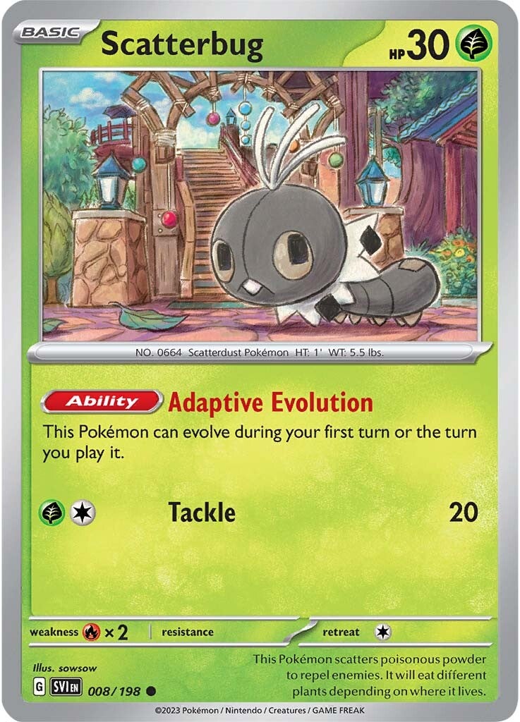 Scatterbug (008/198) [Scarlet & Violet: Base Set] | Exor Games Truro