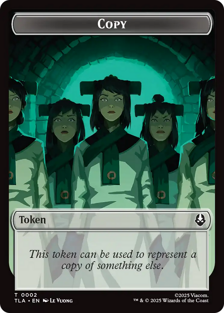 Copy (0002) // Soldier (0011) Double-Sided Token [Avatar: The Last Airbender Tokens] | Exor Games Truro