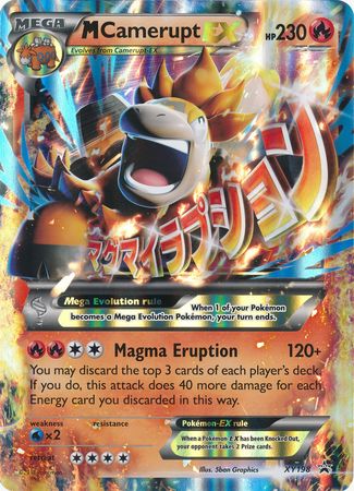 M Camerupt EX (XY198) (Jumbo Card) [XY: Black Star Promos] | Exor Games Truro