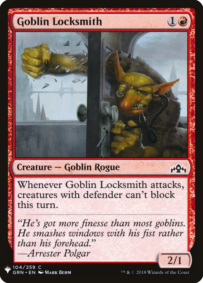 Goblin Locksmith [Mystery Booster] | Exor Games Truro