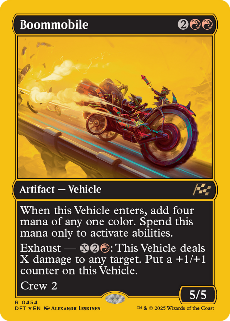 Boommobile (First-Place Foil) [Aetherdrift] | Exor Games Truro