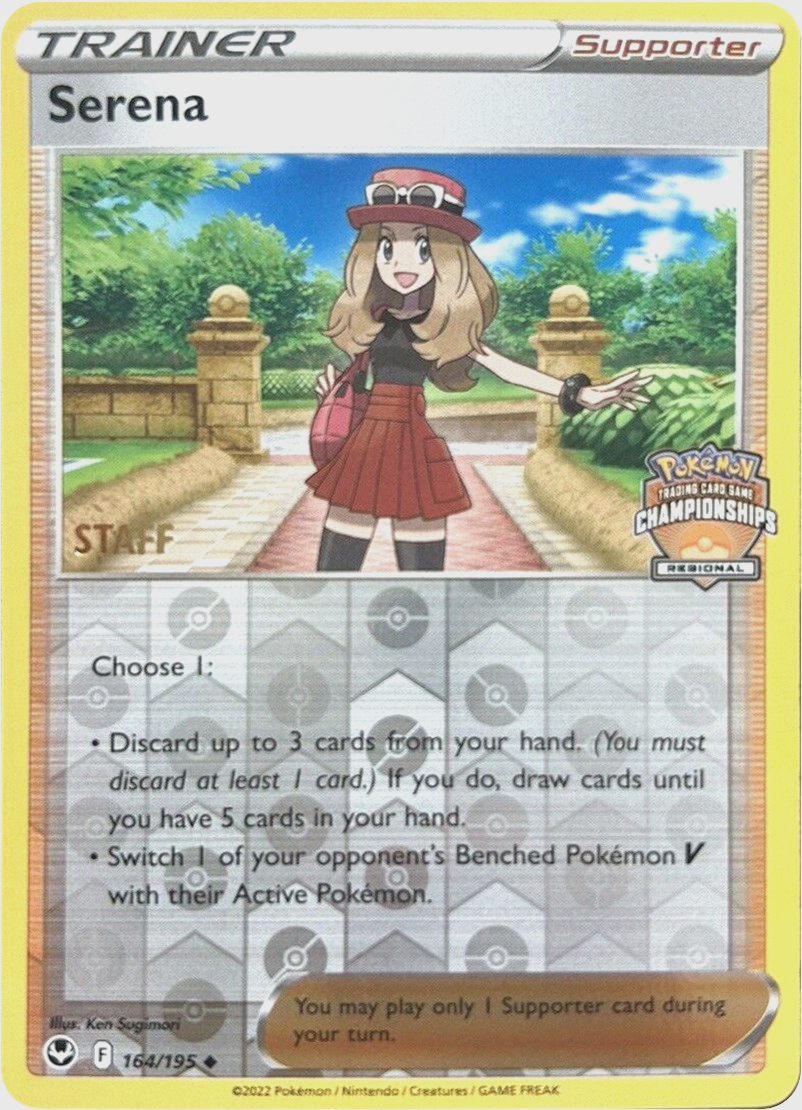 Serena (164/195) (Staff Regional Championships) [League & Championship Cards] | Exor Games Truro