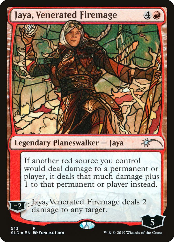 Jaya, Venerated Firemage (Stained Glass) [Secret Lair Drop Promos] | Exor Games Truro