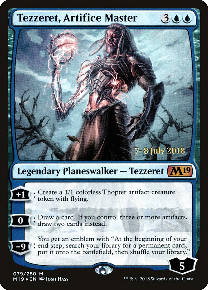 Tezzeret, Artifice Master [Core Set 2019 Prerelease Promos] | Exor Games Truro