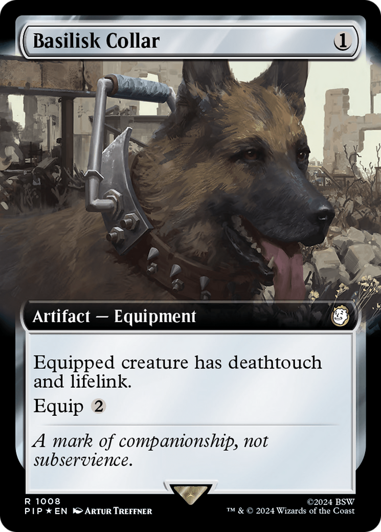 Basilisk Collar (Extended Art) (Surge Foil) [Fallout] | Exor Games Truro