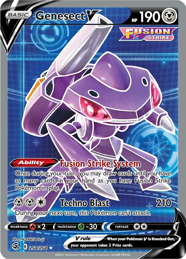 Genesect V (254/264) [Sword & Shield: Fusion Strike] | Exor Games Truro