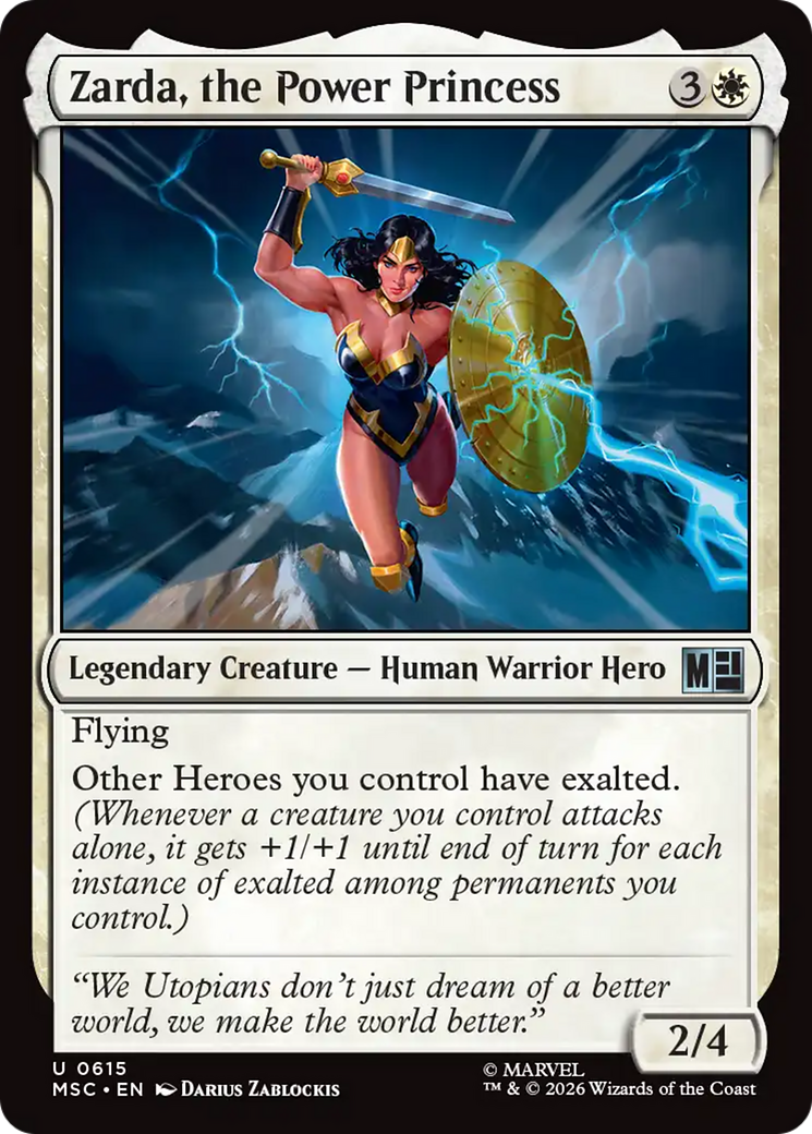Zarda, the Power Princess [Marvel Super Heroes Commander] | Exor Games Truro