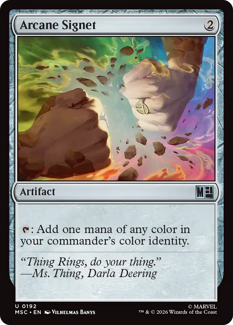Arcane Signet (0192) [Marvel Super Heroes Commander] | Exor Games Truro