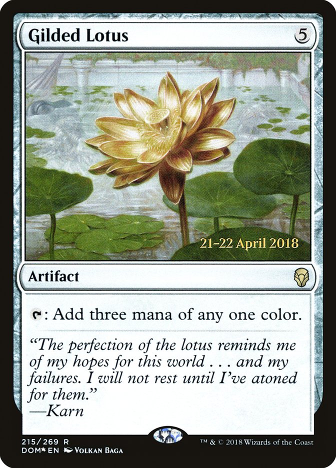 Gilded Lotus [Dominaria Prerelease Promos] | Exor Games Truro