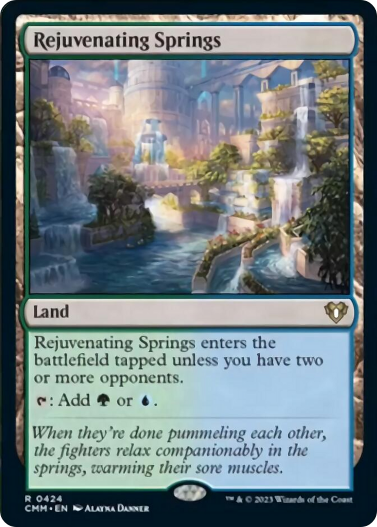 Rejuvenating Springs [Commander Masters] | Exor Games Truro