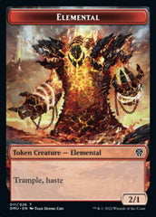 Saproling // Elemental Double-Sided Token [Dominaria United Tokens] | Exor Games Truro