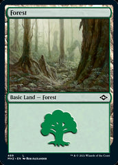 Forest (489) (Foil Etched) [Modern Horizons 2] | Exor Games Truro