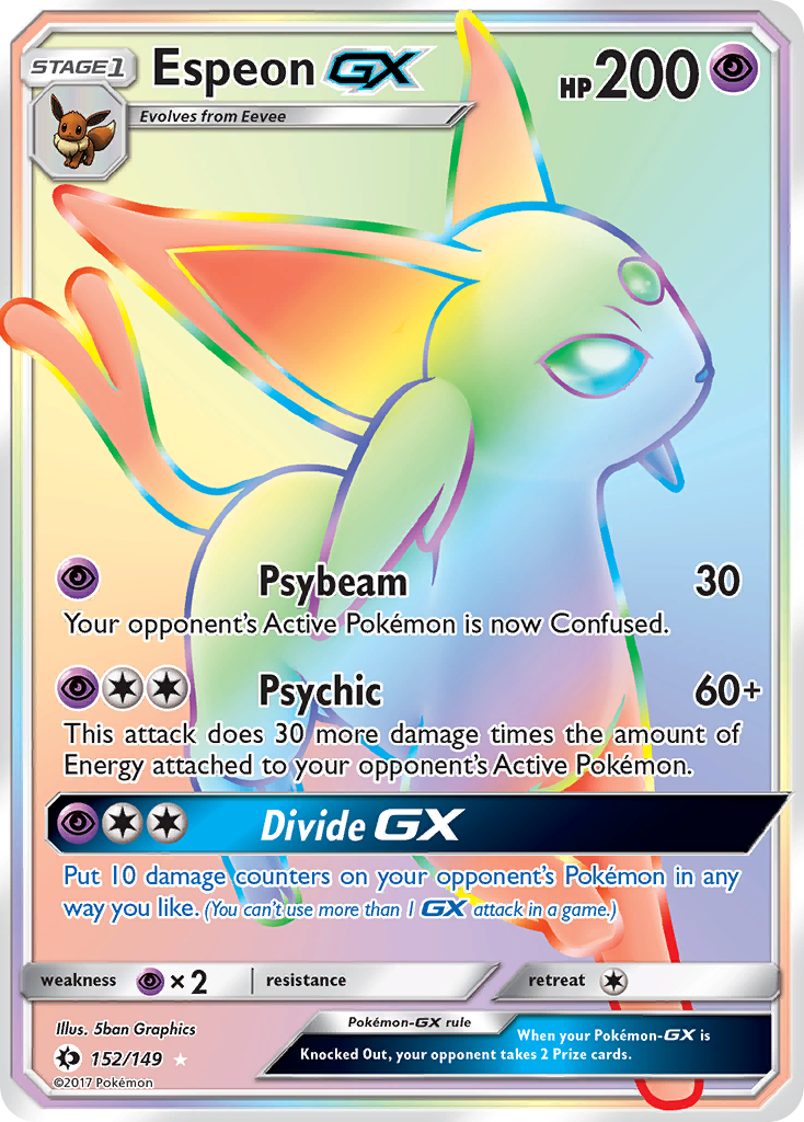 Espeon GX (152/149) [Sun & Moon: Base Set] | Exor Games Truro