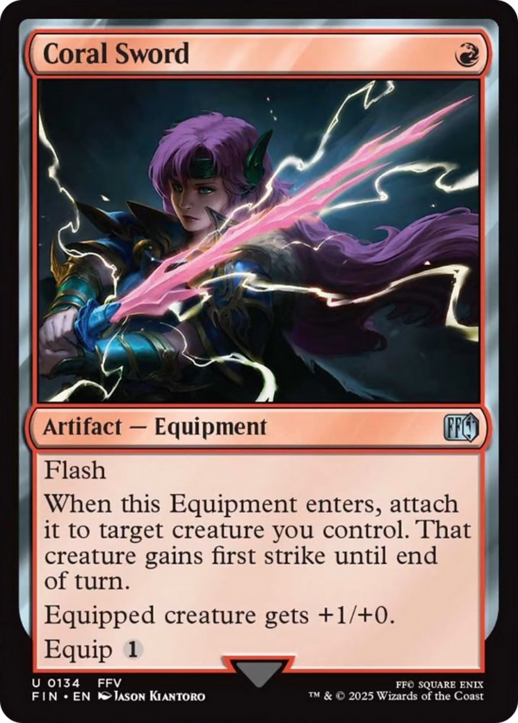 Coral Sword [FINAL FANTASY] | Exor Games Truro
