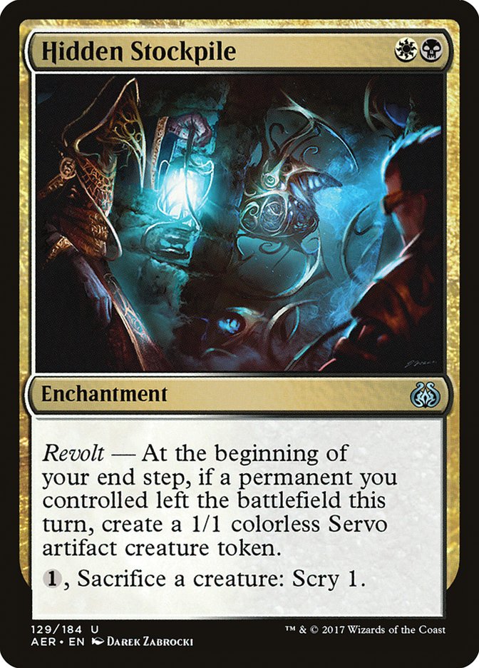 Hidden Stockpile [Aether Revolt] | Exor Games Truro