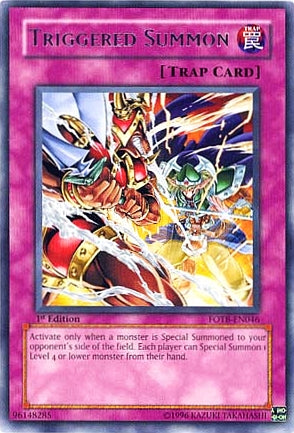 Triggered Summon [FOTB-EN046] Rare | Exor Games Truro