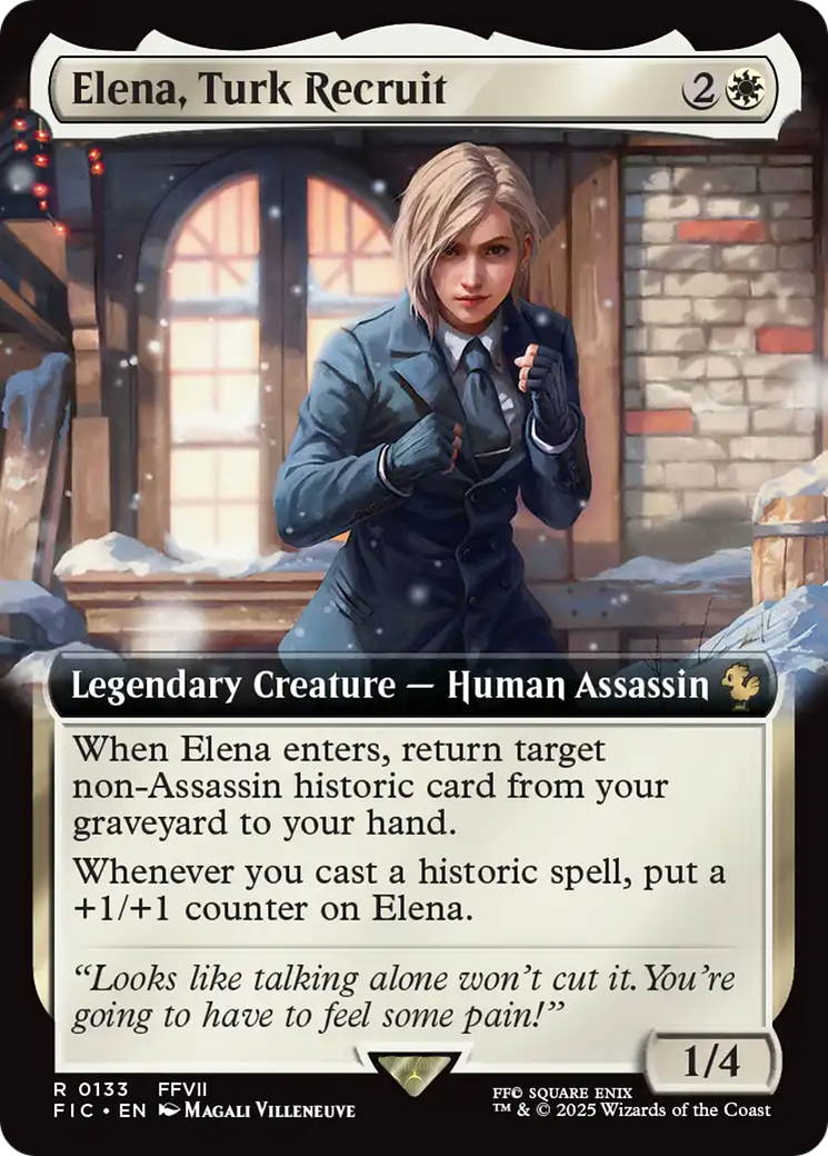 Elena, Turk Recruit (Extended Art) [FINAL FANTASY Commander] | Exor Games Truro