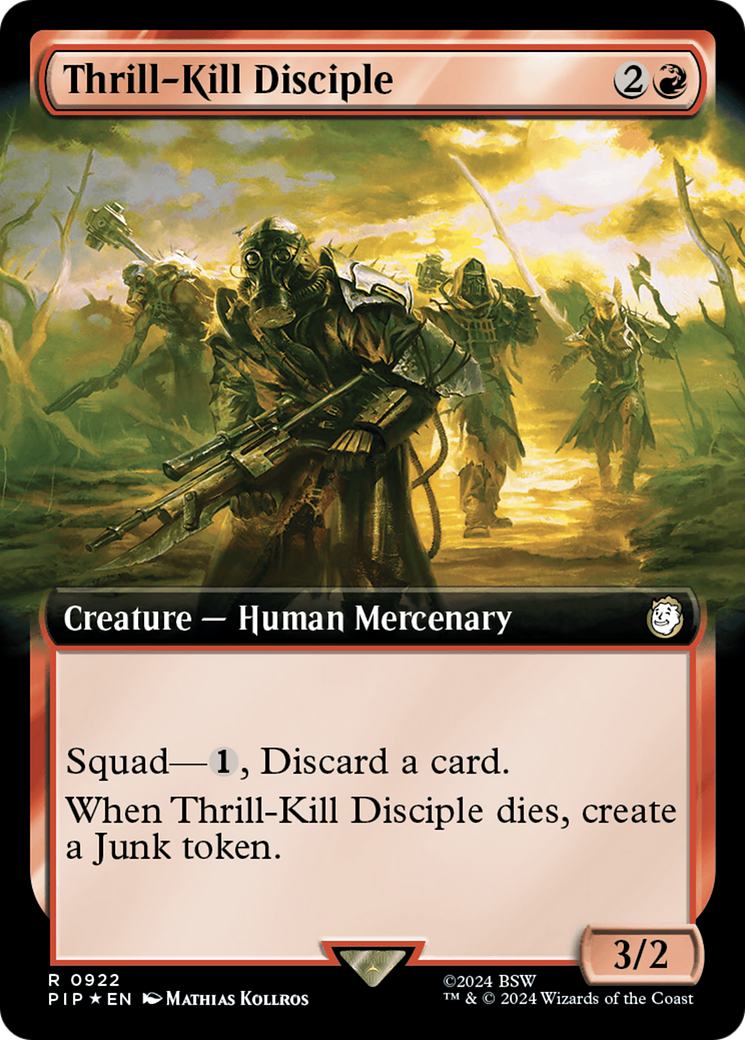 Thrill-Kill Disciple (Extended Art) (Surge Foil) [Fallout] | Exor Games Truro