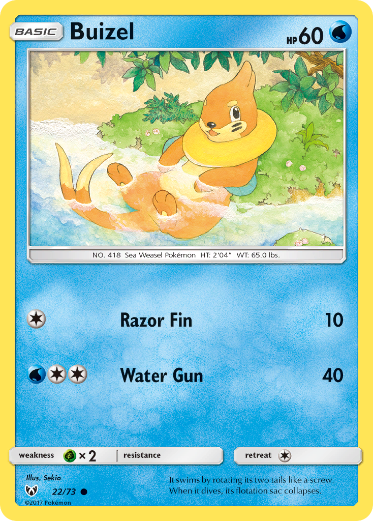 Buizel (22/73) [Sun & Moon: Shining Legends] | Exor Games Truro