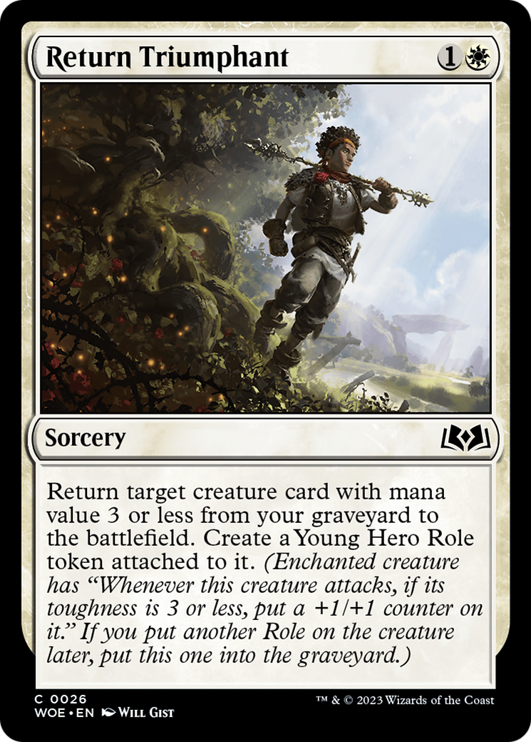 Return Triumphant [Wilds of Eldraine] | Exor Games Truro