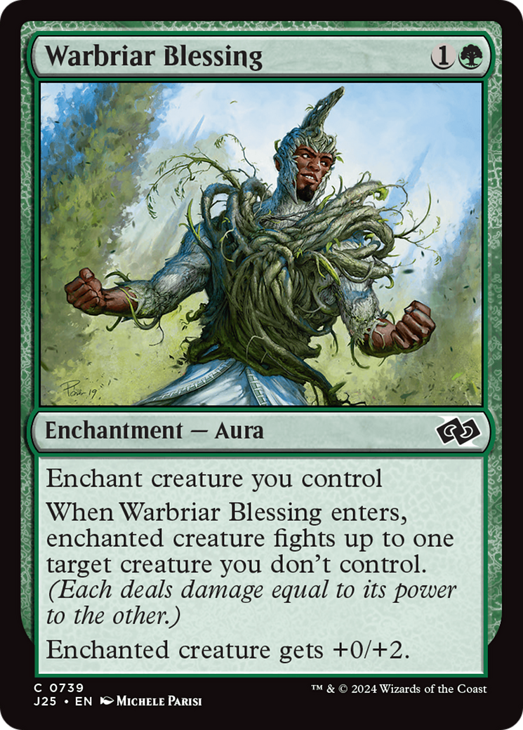 Warbriar Blessing [Foundations Jumpstart] | Exor Games Truro