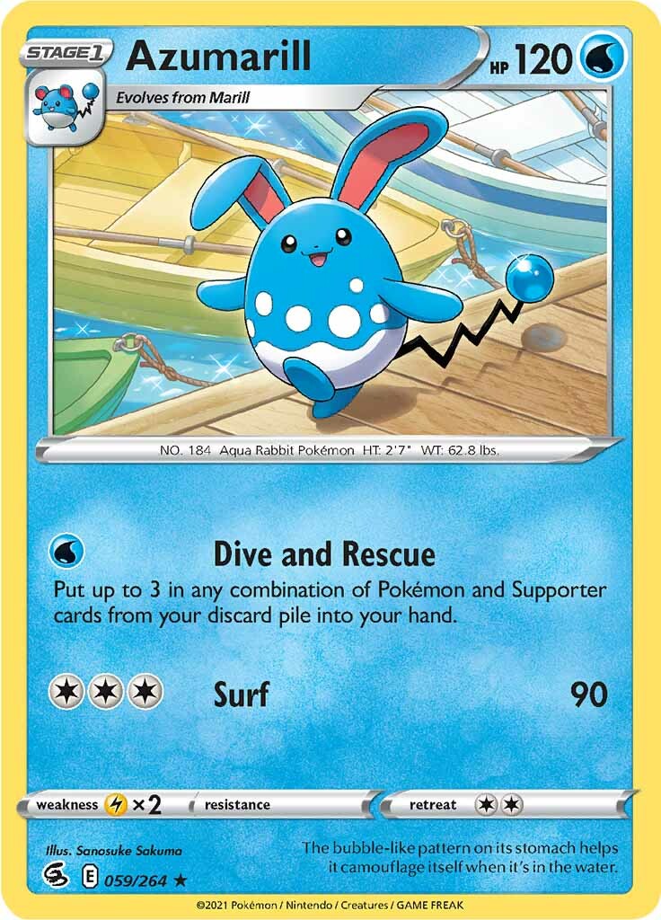 Azumarill (059/264) [Sword & Shield: Fusion Strike] | Exor Games Truro