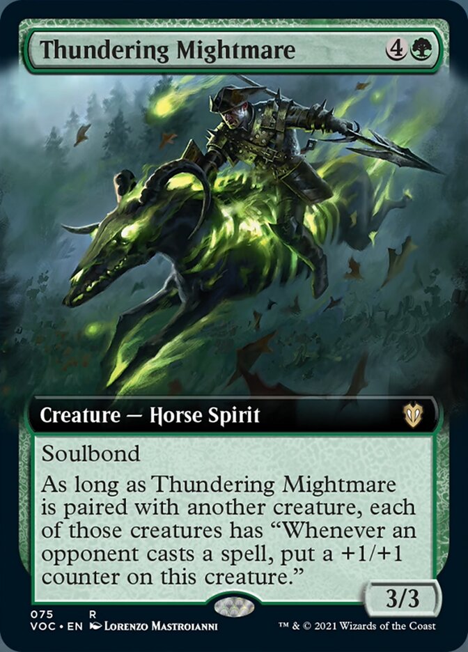 Thundering Mightmare (Extended Art) [Innistrad: Crimson Vow Commander] | Exor Games Truro