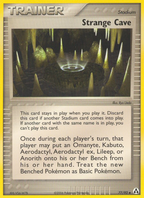 Strange Cave (77/92) [EX: Legend Maker] | Exor Games Truro