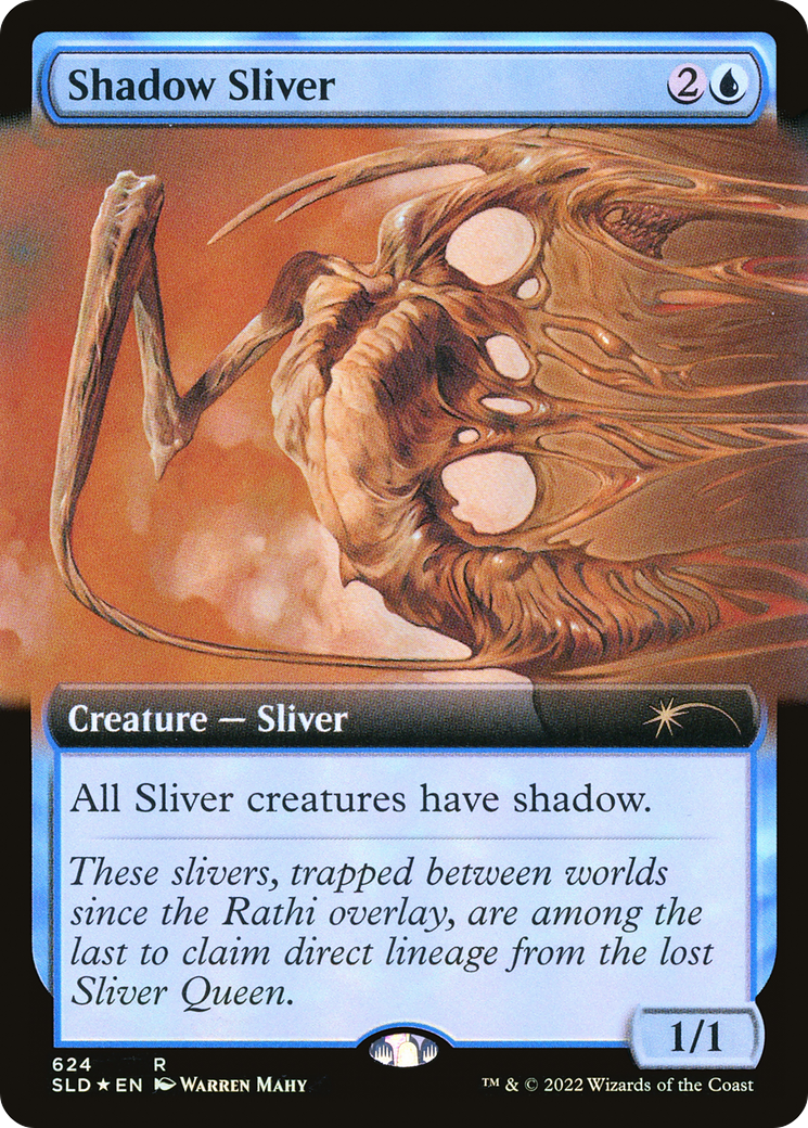 Shadow Sliver (Extended Art) [Secret Lair Drop Promos] | Exor Games Truro