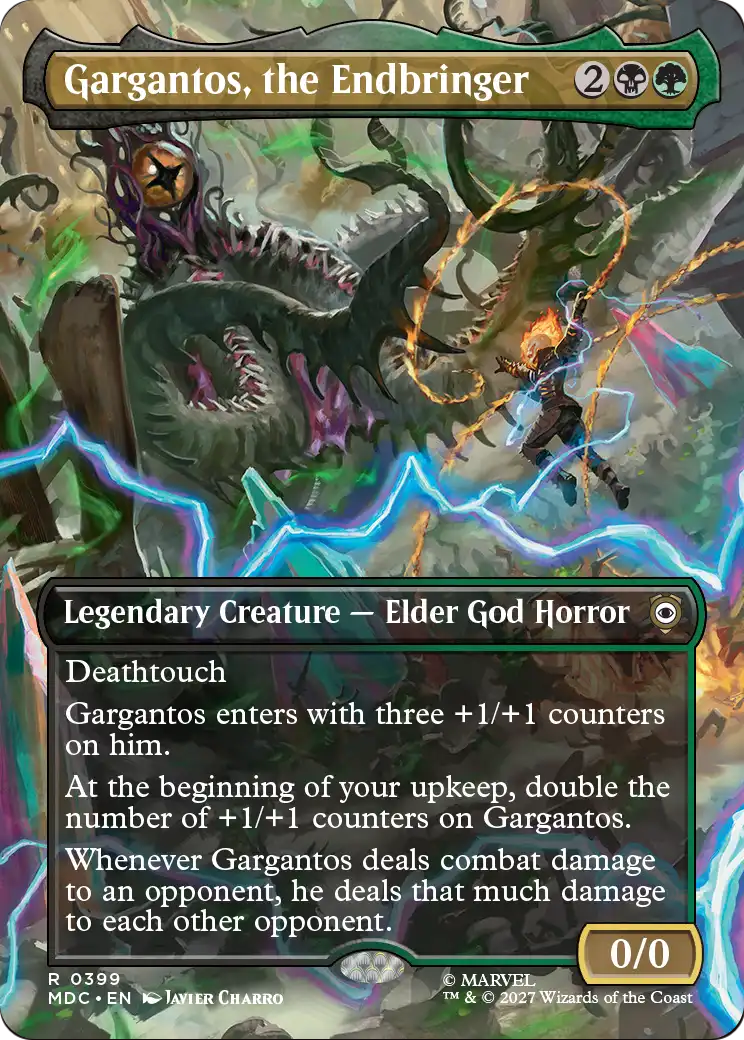 Gargantos, the Endbringer (Borderless) [Marvel: Darkhold Destiny Commander] | Exor Games Truro