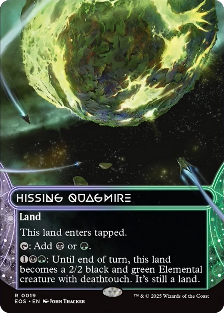 Hissing Quagmire (0019) (Borderless) [Edge of Eternities: Stellar Sights] | Exor Games Truro