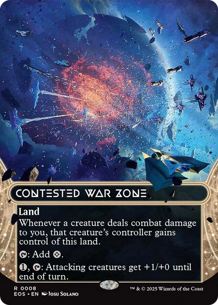 Contested War Zone (0008) (Borderless) [Edge of Eternities: Stellar Sights] | Exor Games Truro