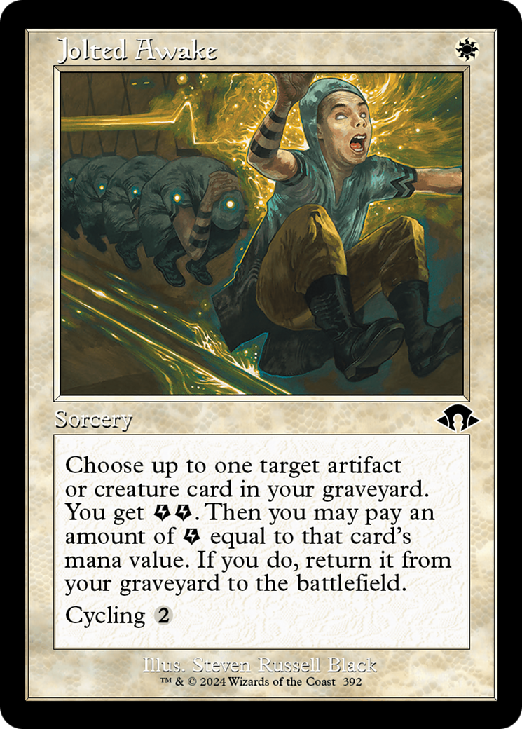 Jolted Awake (Retro Frame) [Modern Horizons 3] | Exor Games Truro