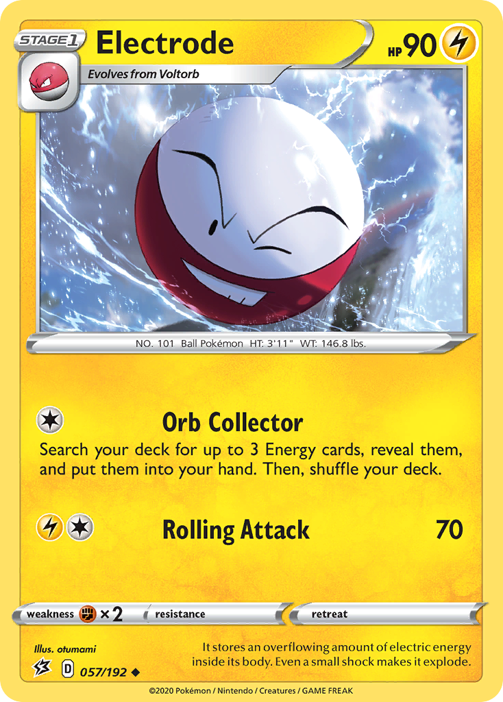 Electrode (057/192) [Sword & Shield: Rebel Clash] | Exor Games Truro