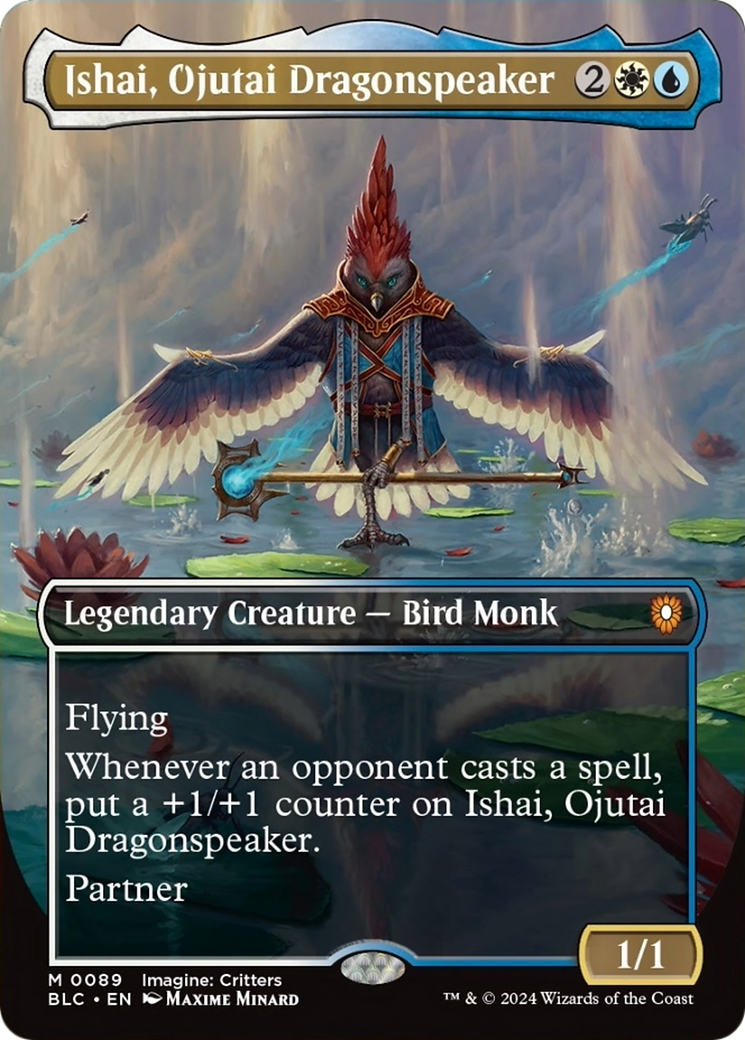 Ishai, Ojutai Dragonspeaker (Borderless) [Bloomburrow Commander] | Exor Games Truro