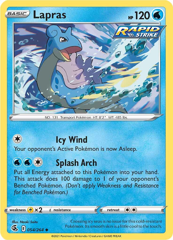 Lapras (054/264) [Sword & Shield: Fusion Strike] | Exor Games Truro