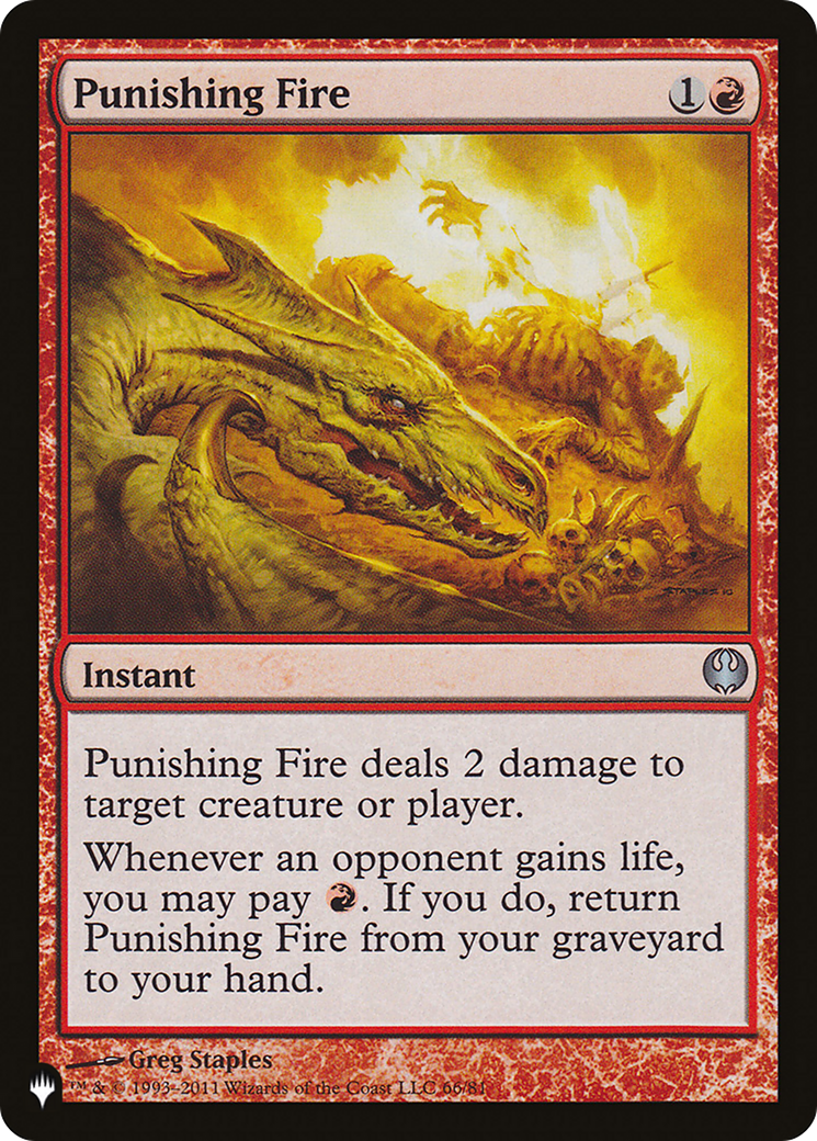 Punishing Fire [The List Reprints] | Exor Games Truro