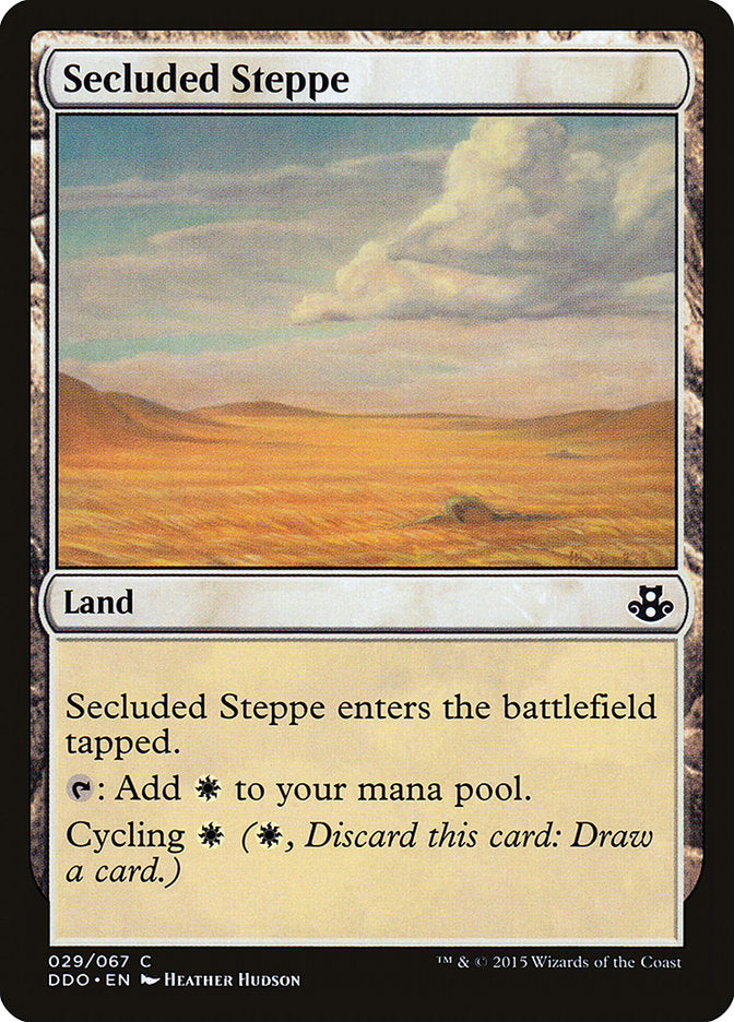 Secluded Steppe [Duel Decks: Elspeth vs. Kiora] | Exor Games Truro
